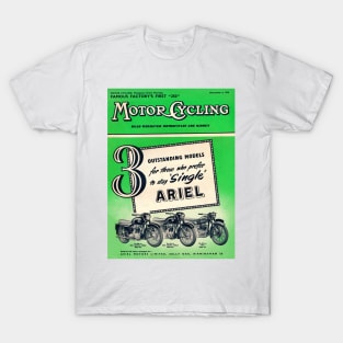 Vintage Motor Cycle Magazine Cover T-Shirt